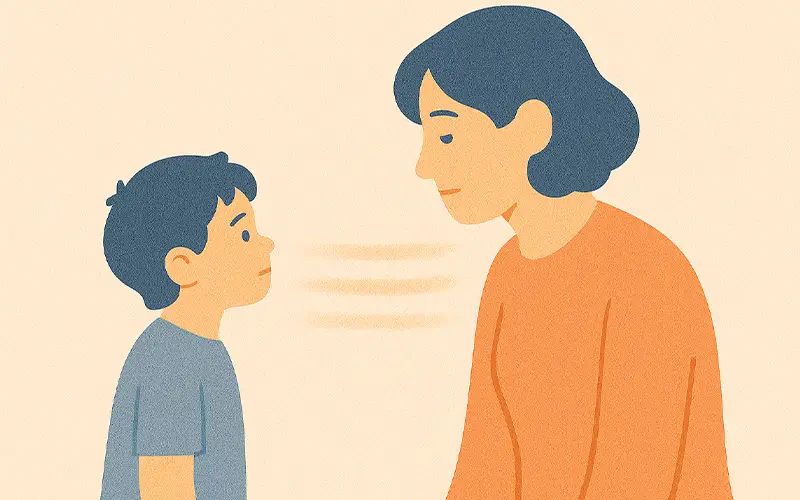 Illustration of inconsistent caregiving connection